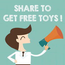 SHARE TO GET FREE TOYS!