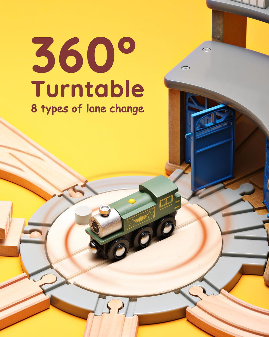 Train roundhouse sale toy