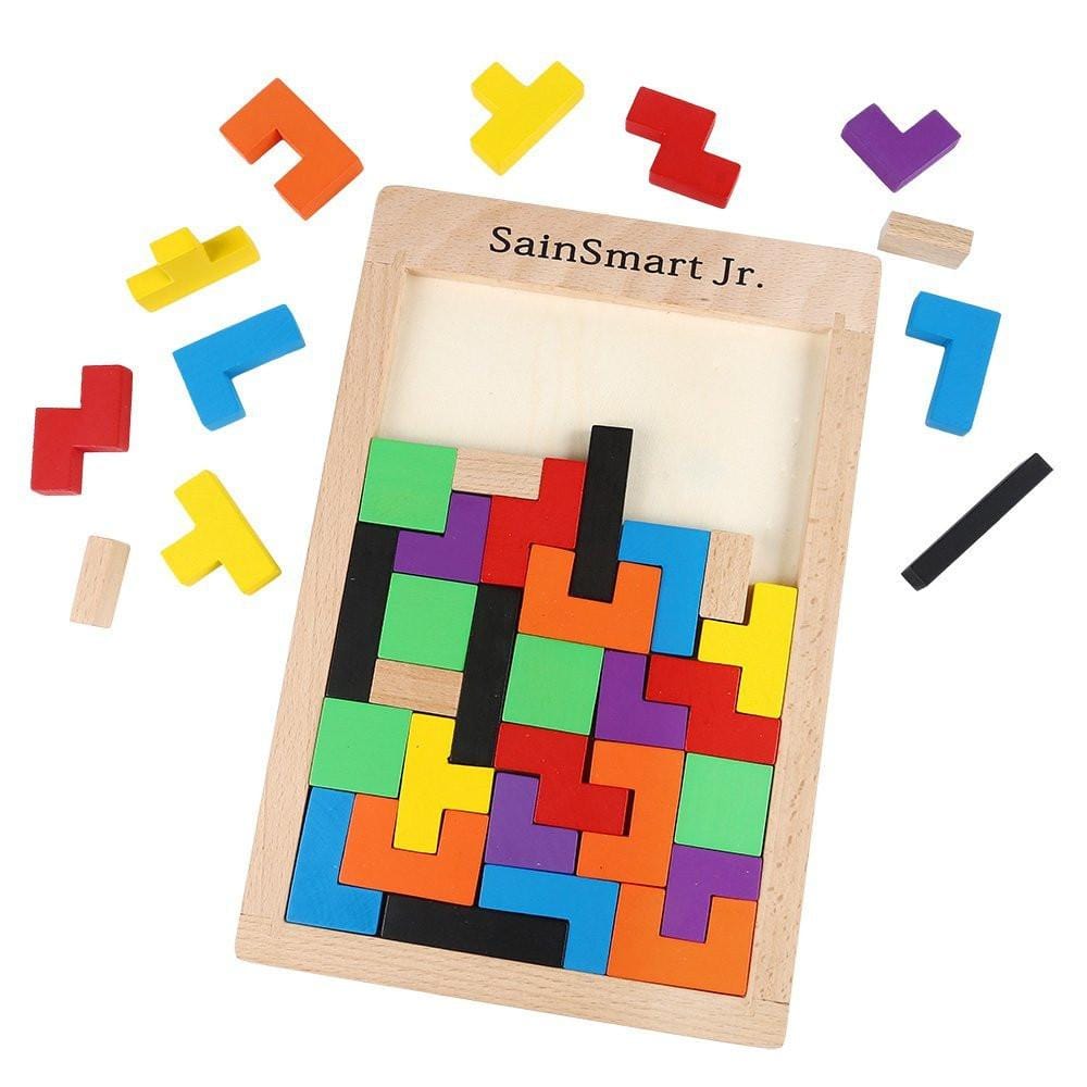 Wooden Puzzle (40 pcs) SainSmart Jr.