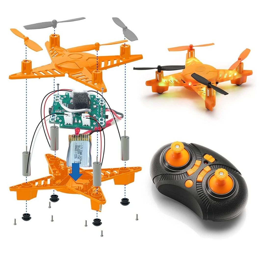 Mini DIY Drone Kit STEM Remote Control Quadcopter – SainSmart Jr.